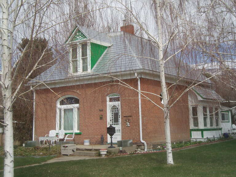 The James Green House, a historic home in Bountiful, Utah, United States.