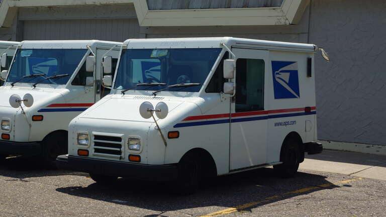 USPS delivery vehicle