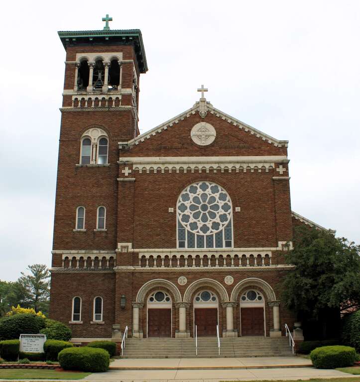 Holy Family Catholic Church in Saginaw, Michigan.