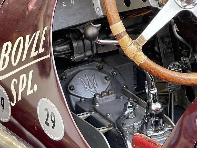 Maserati 8CTF Boyle Special at the Indianapolis Motor Speedway Museum.