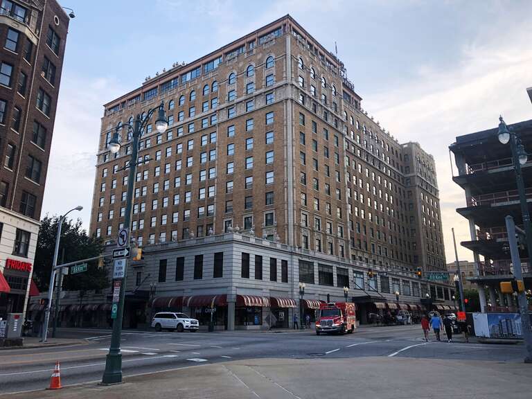Peabody Hotel at BB King Boulevard in Memphis, Tennessee