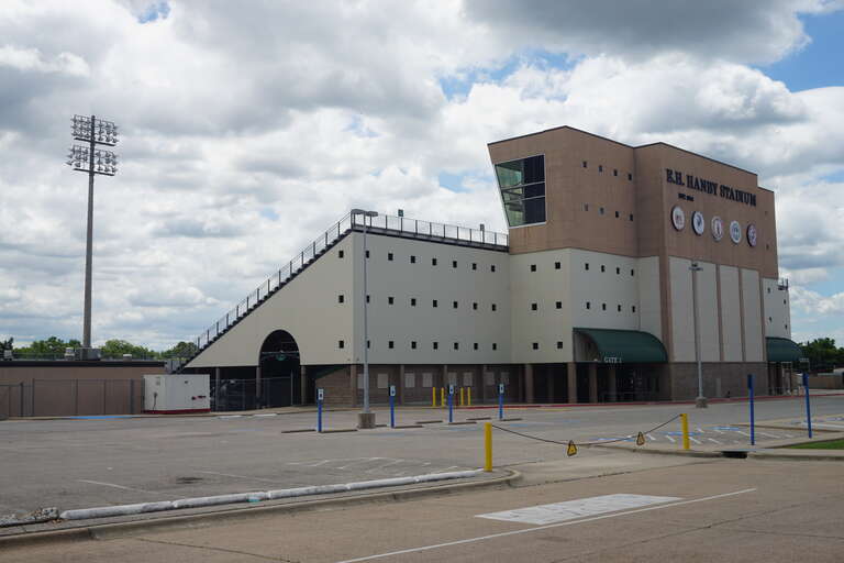 E. H. Hanby Stadium in Mesquite, Texas (United States).