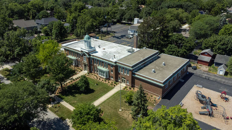 Naper Elementary School in Naperville, Illinois.