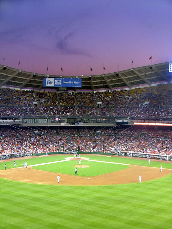 The  National's vs. the L.A. dodgers, photo from the Nat's home staduim.