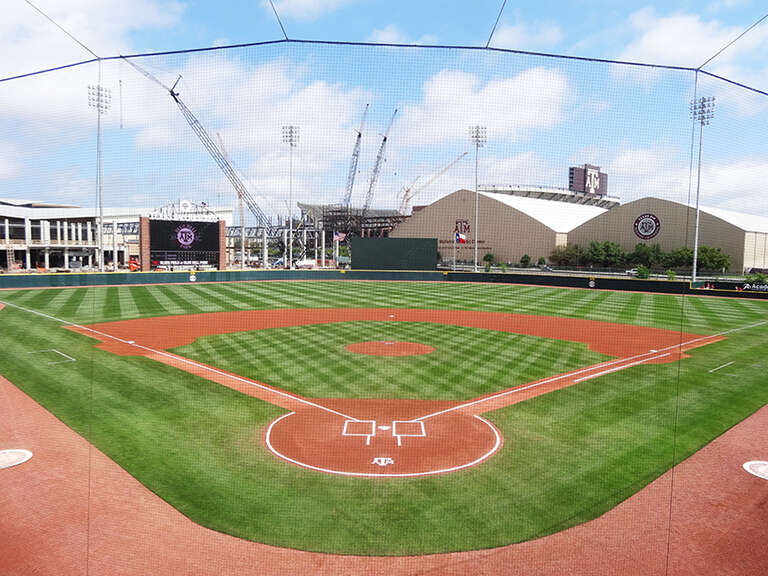 Olsen Field in College Station, TX. Home of the Texas A&amp;M University Aggies baseball team.