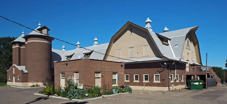 Ramsey County Poor Farm Barn, 2020 White Bear Ave, Maplewood, Minnesota, USA.  Viewed from the southwest.  


This is an image of a place or building that is listed on the National Register of Historic Places in the United States of America. Its