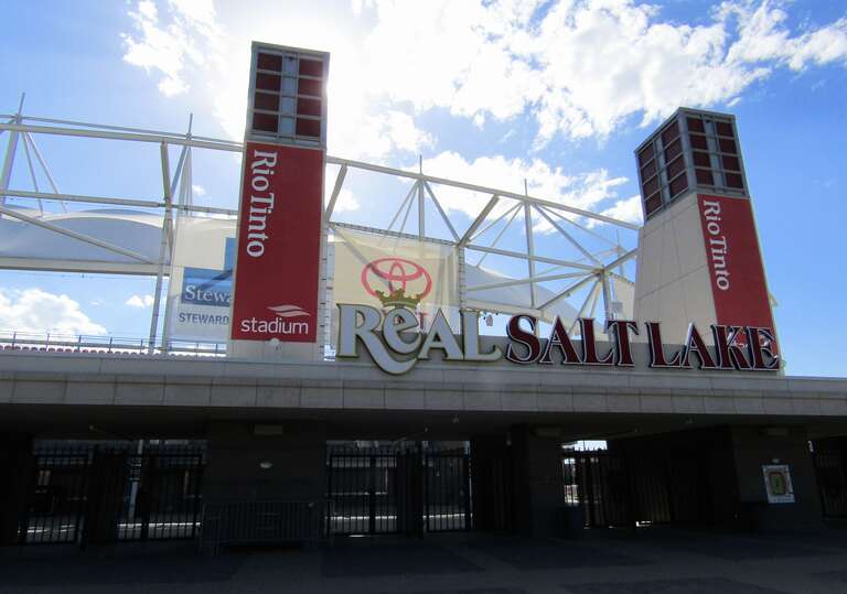 Soccer stadium in Sandy, Utah.