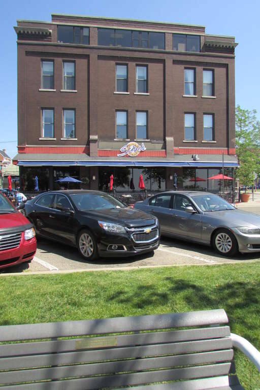 Schu's Grill &amp; Bar at 501 Pleasant St, St Joseph, MI is located in a Lake Street building on the bluff overlooking Silver Beach and Lake Michigan.
