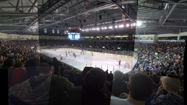 Record attendance, over 6000 at ShoWare Center. Feb 28, 2009, Seattle Thunderbirds versus Portland Winterhawks.