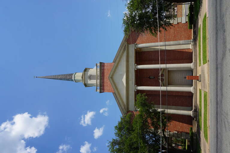 First United Methodist Church in Sherman, Texas (United States).