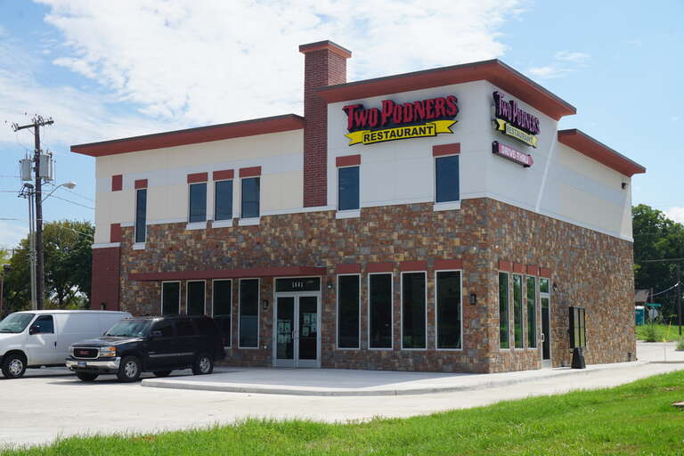 Two Podners Bar-B-Que &amp; Seafood (future location) in the South Dallas neighborhood in Dallas, Texas (United States).