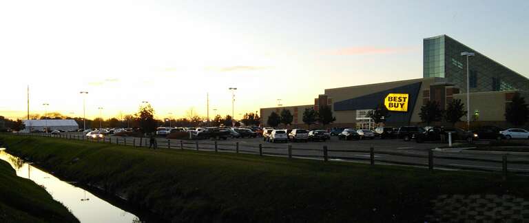 Southland Center at sunset, November 2014
