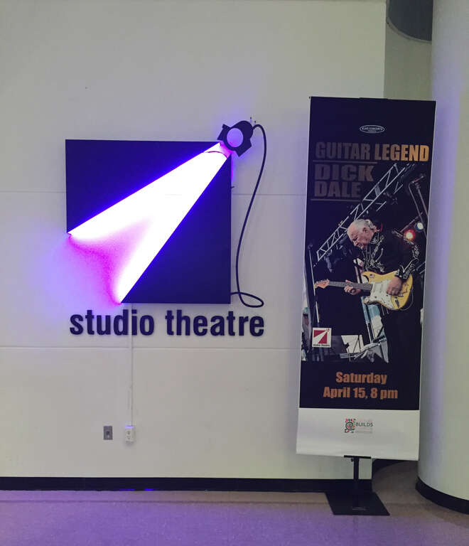 Studio Theatre at the Maxwell C. King Center for the Performing Arts, 3865 North Wickham Road, Melbourne, Florida.