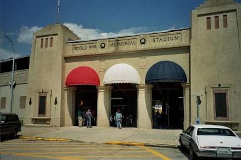 World War Memorial Stadium archway