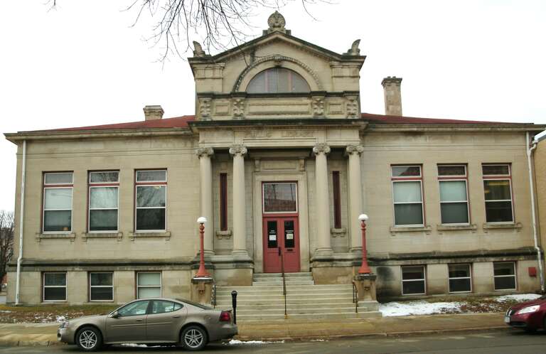 Waterloo Public Library East side located at 626 Mulberry Street in Waterloo, Black Hawk County, Iowa is on the National Register of Historic Places. The building is no longer used as a public library.