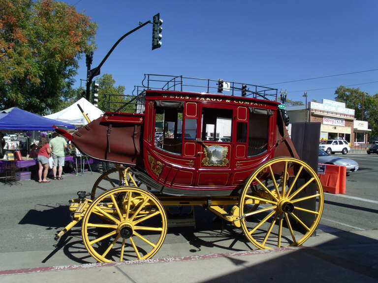 Wells Fargo Stagecoach In Loomis California