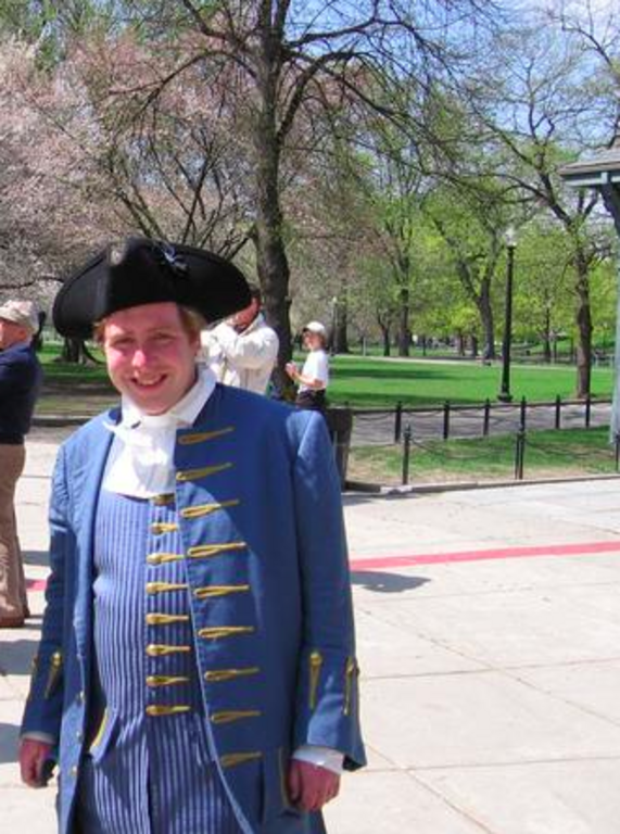 tour guide in costume, Boston, Massachusetts, USA
