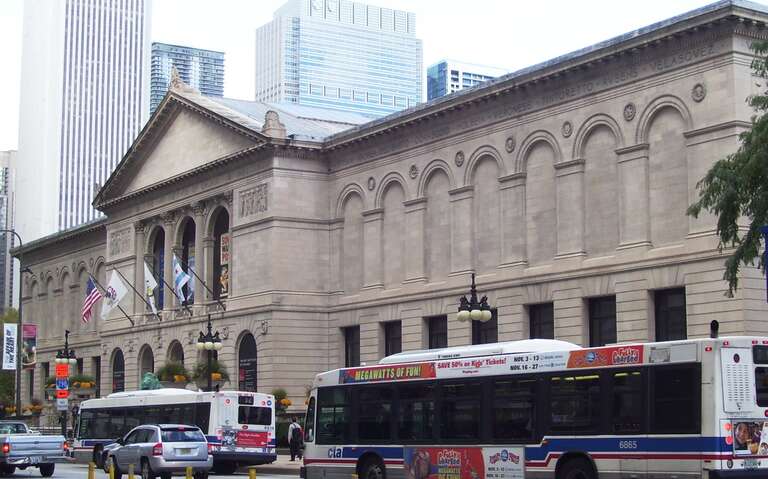 The main building of the Art Institute of Chicago.
