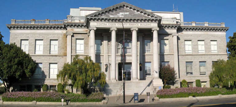 w:National Register of Historic Places listings in Contra Costa County, California.

Contra Costa County Courthouse, 625 Court St., Martinez, California, USA. Now the Contra Costa County Finance Building. Photographed 2008-09-14 from the west side of