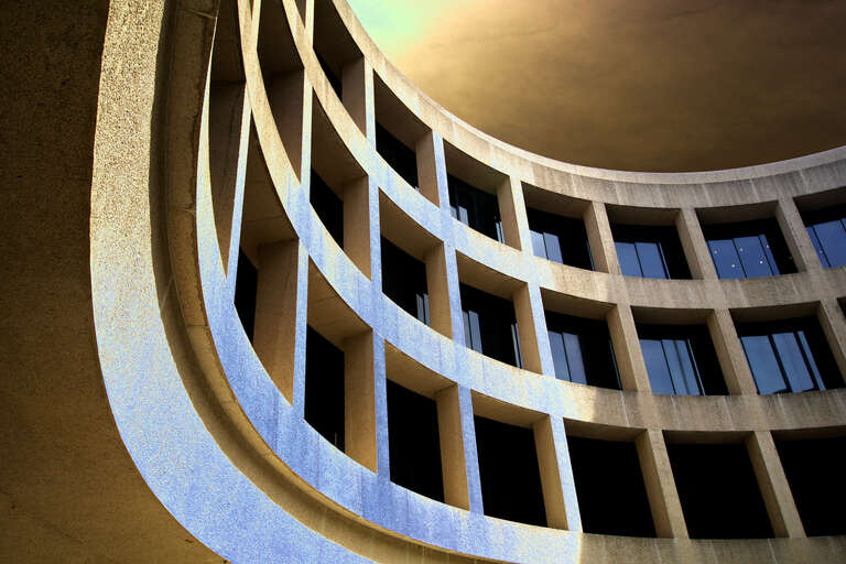 
500px provided description: Curved Walls [#glass ,#walls ,#curved ,#no person ,#Abstract]