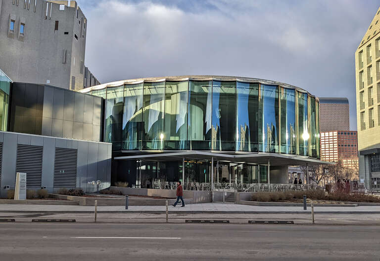 Sie Welcome Center - Denver Art Museum 
at 100 W. 14th Avenue Parkway in Denver's Golden Triangle neighborhood