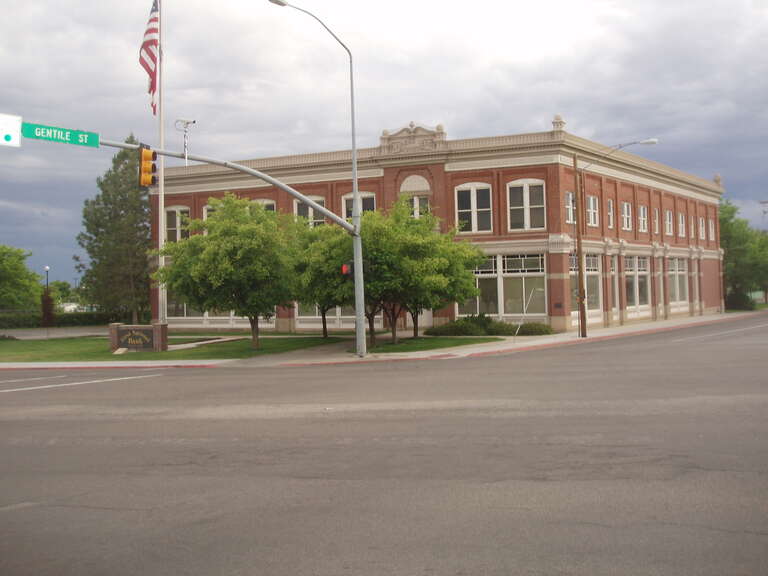 The Farmer's Union Building, a historic building in Layton, Utah, United States, now houses the main branch of the First National Bank of Layton.