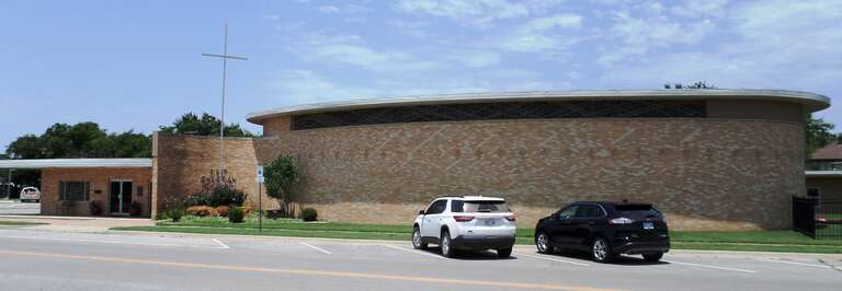 First Christian Church (Disciples), located at 323 W. 4th St., Stroud, OK.