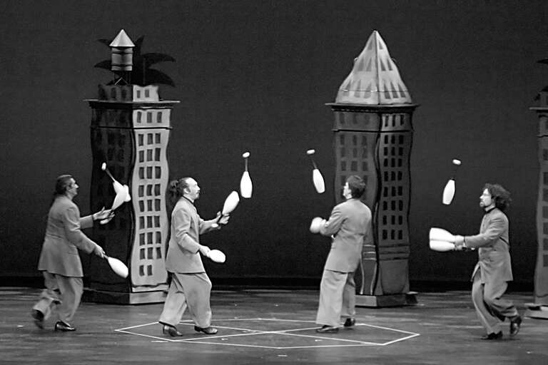 The Flying Karamazov Brothers in  "LIFE: A Guide for the Perplexed"