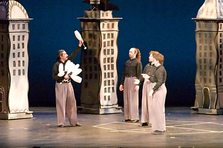 The Flying Karamazov Brothers in  "LIFE: A Guide for the Perplexed"