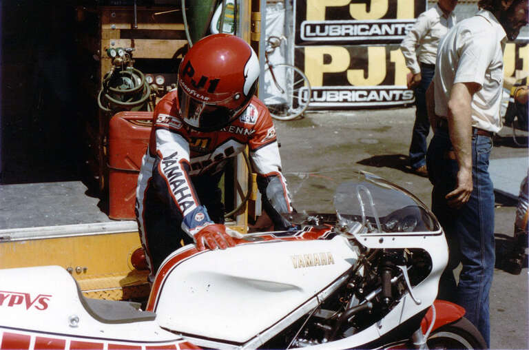 Kenny Roberts Yamaha, at Laguna Seca. Late seventies, presumably.