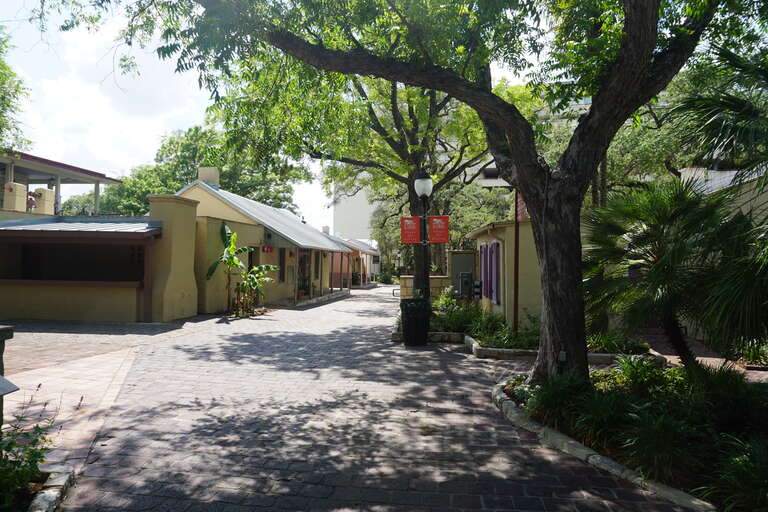 Plaza Juarez at La Villita in San Antonio, Texas (United States).