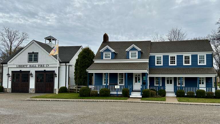 The Liberty Hall Fire Co. and Visitor Center, the "Blue" House, at the Liberty Hall in Union Township, Union County, New Jersey.



This is an image of a place or building that is listed on the National Register of Historic Places in the United