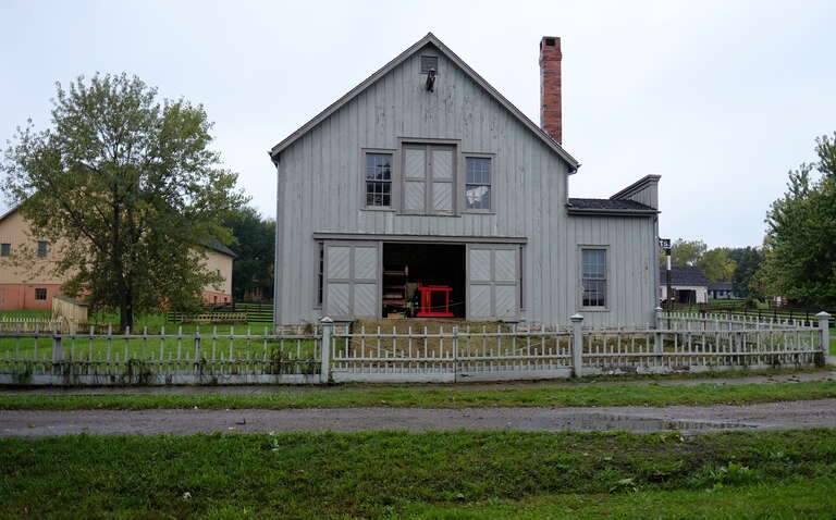 Living History Farms open-air museum, Urbandale, Iowa, US.