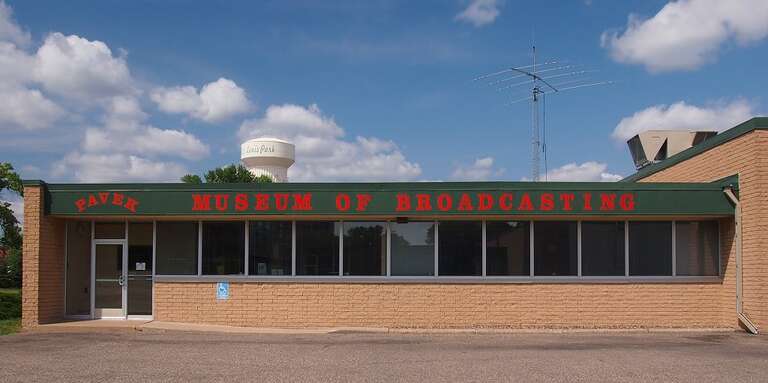 Pavek Museum of Broadcasting, 3517 Raleigh Ave, St Louis Park, Minnesota, USA.  Viewed from the south.