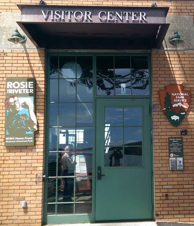 The entrance to the Rosie the Riveter National Historic Park visitor center in Richmond, California. Photo by Jim Heaphy.