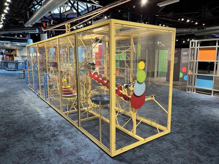 Rube Goldberg Machine at Imagination Station in Toledo, Ohio.
