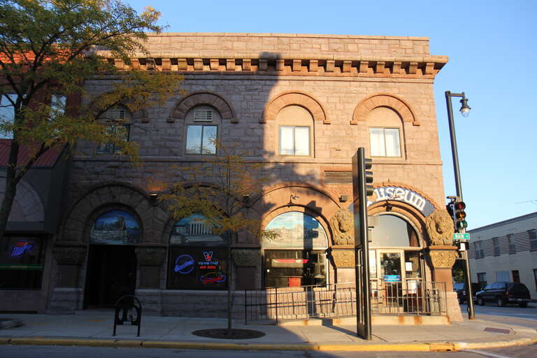 The Coliseum Sports Bar and Grill, a contributing property in the w:South Main Street Historic District (Fond du Lac, Wisconsin), Roughly, 71-213 S. Main St. Fond du Lac.