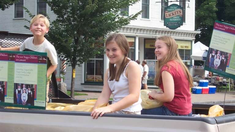 August, Melanie and Sophia Von Trapp