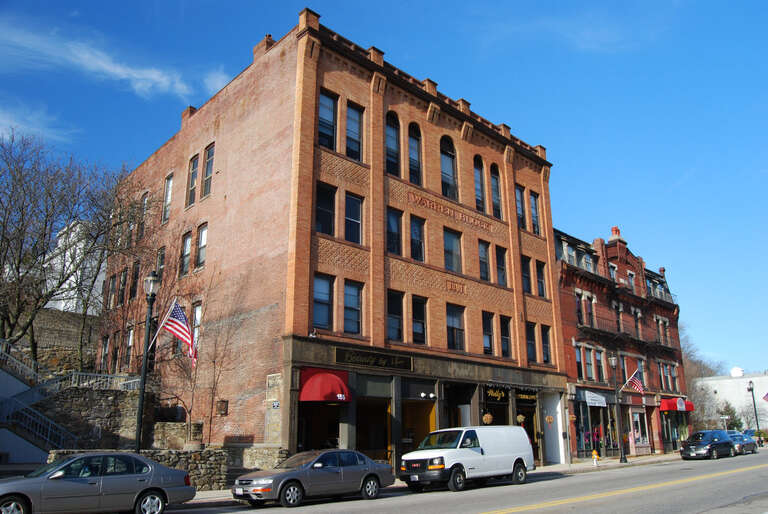 Warren Block, Marlborough, Massachusetts. Listed on the National Register of Historic Places.