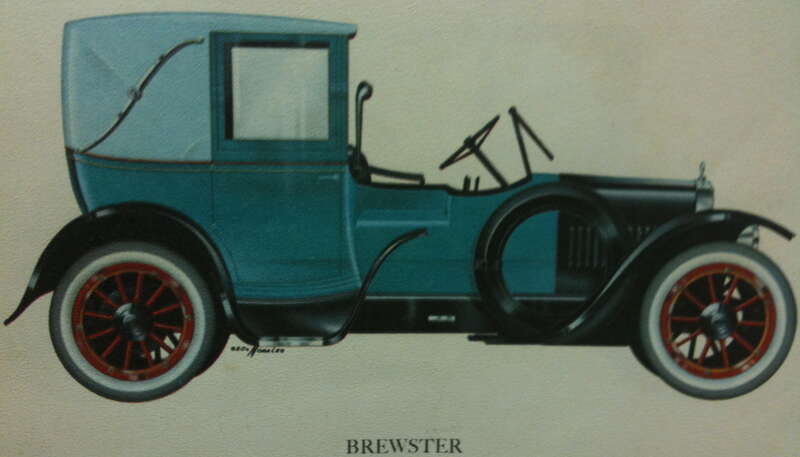 1920 Brewster Town car drawing from an old calendar.Other information

From an old cut up calendar around 1920. No printing company name or copyright date is visible.