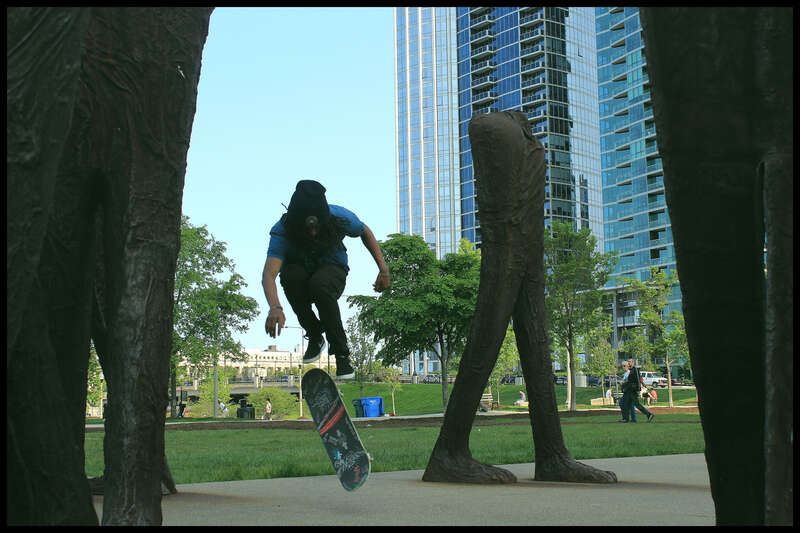 
500px provided description: Whatever goes up, eventually comes down. But you can still decide to ride the wave like we've never seen before. [#park ,#boy ,#skate ,#play ,#zone ,#male ,#state ,#in the zone ,#Skateboarding]