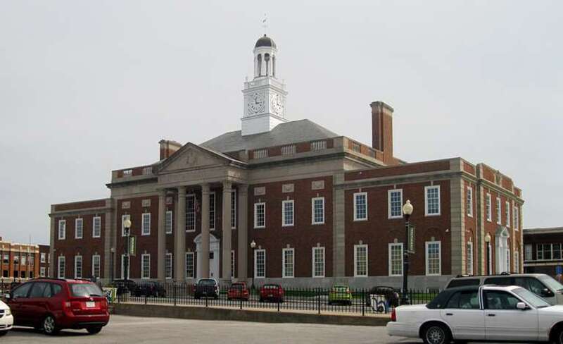 Jackson County Courthouse in Independence, Missouri, listed on the National Register of Historic Places.