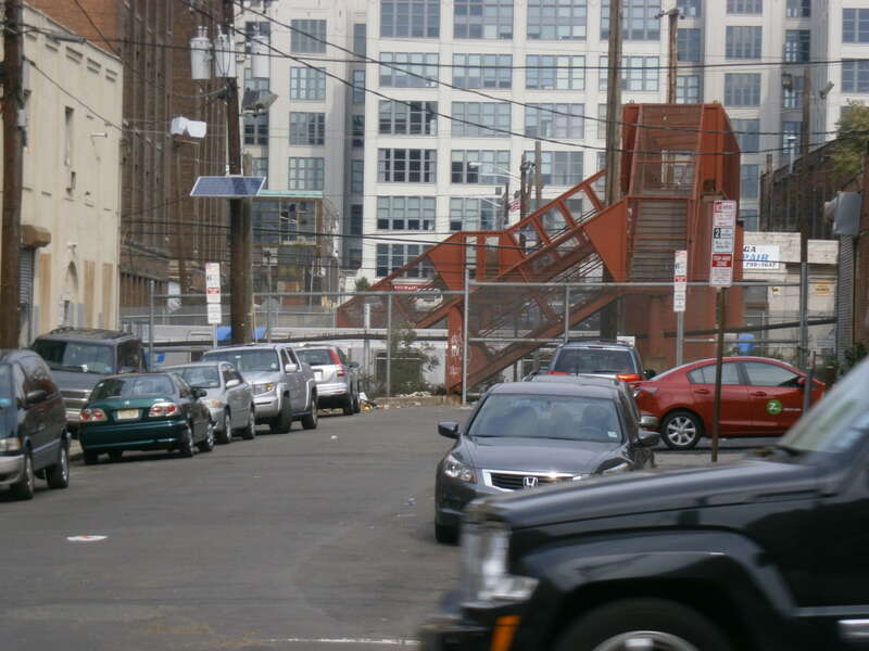 Bridge over PATH line in Marion Section of Jersey City