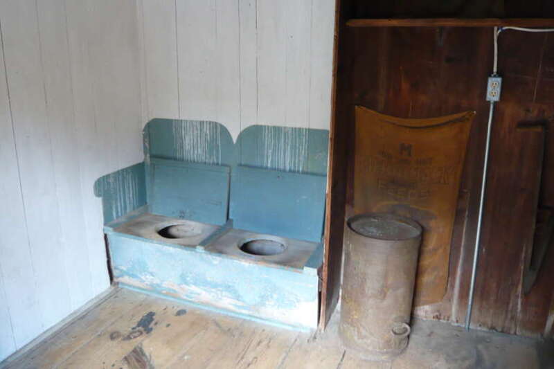 Toilet, Robert Frost Farm State Historic Site, Derry, NH