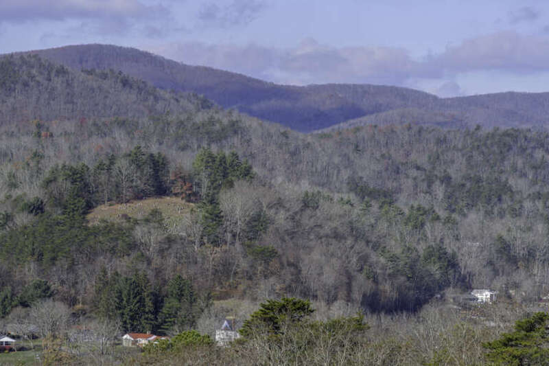 White Sulphur Springs Valley, West Virginia. Taken from the West Virginia Welcome Center on I-64 West.