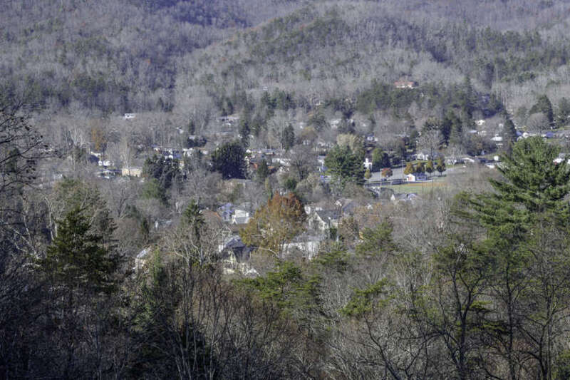 White Sulphur Springs Valley, West Virginia. Taken from the West Virginia Welcome Center on I-64 West.