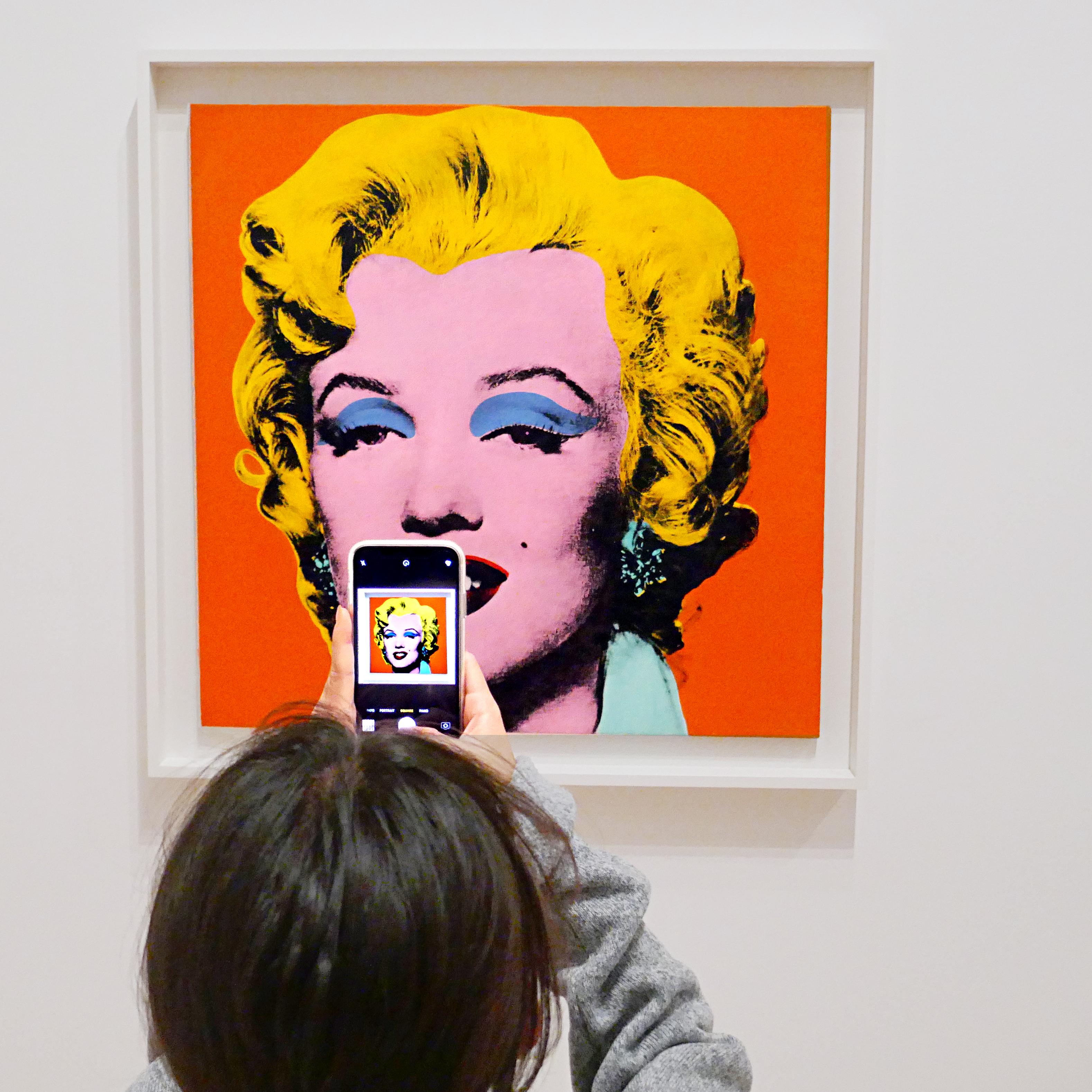 Shot Orange Marilyn 
Andy Warhol, 1964 - Private collection / SFMoMA
Iconic artist Andy Warhol was featured at the San Francisco Museum of Modern Art (SFMOMA) in an exclusive West Coast presentation "Meet Andy", "Andy Warhol—From A to B and Back