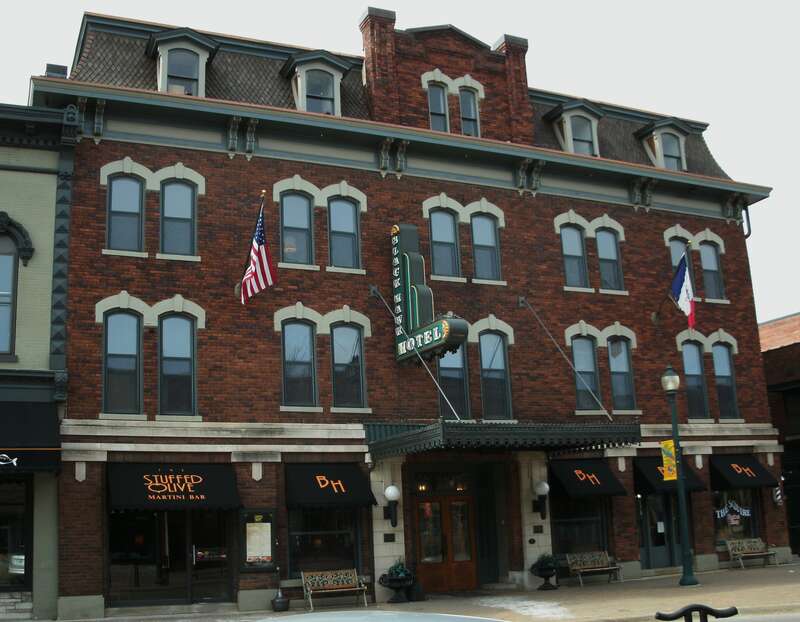 Black Hawk Hotel located at 115-119 Main Street in Cedar Falls, Black Hawk County, Iowa is on the National Register of Historic Places