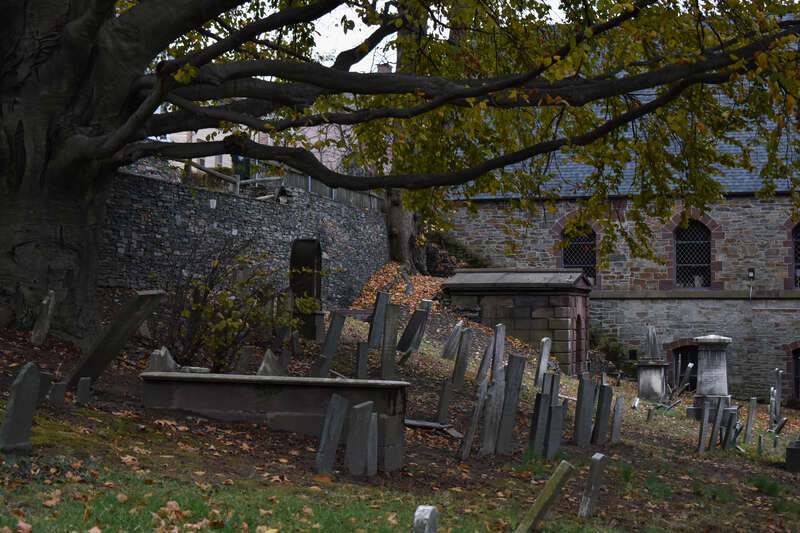 Cemetery of the Cathedral of St. John in Providence, RI