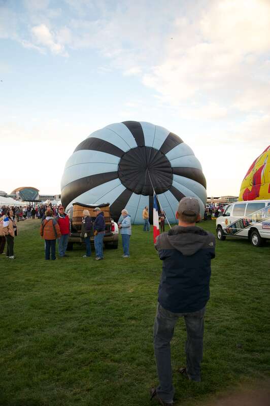 Albuquerque International Balloon Fiesta, 2012. Over 750 ballons on site.